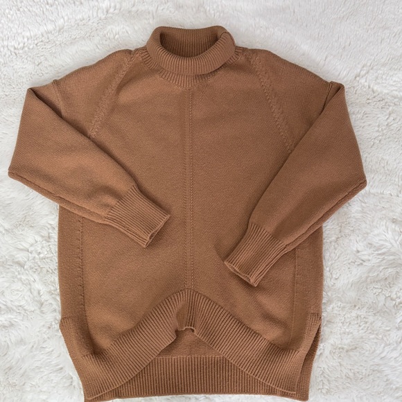 MAEVE by Anthropologie ,Size S ,Cozy Tan Turtleneck Sweater - Picture 16 of 17